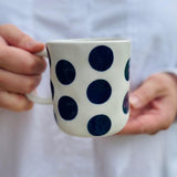 Find Navy Spot Mug - Noss at Bungalow Trading Co.