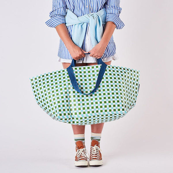 Find Oversize Tote Checkers - Project Ten at Bungalow Trading Co.