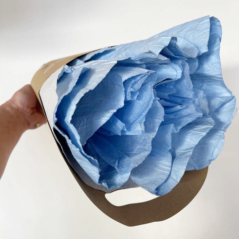 Find Paper Flower Large Baby Blue - Bungalow Trading Co at Bungalow Trading Co.