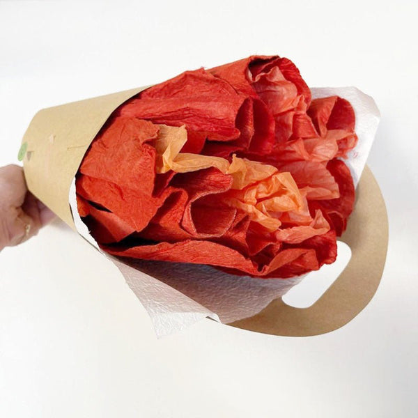 Find Paper Flower Large Orange - Bungalow Trading Co at Bungalow Trading Co.