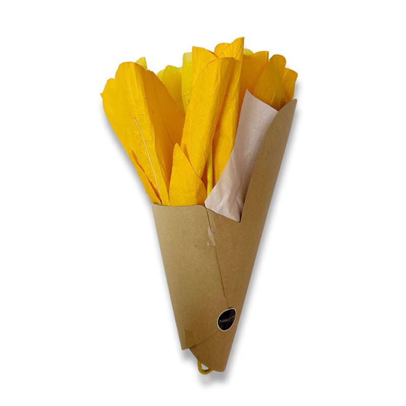 Find Paper Flower Large Yellow - Bungalow Trading Co at Bungalow Trading Co.