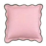 Find Pink Squiggle Linen Cushion - Luxe & Beau at Bungalow Trading Co.