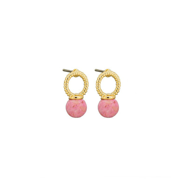 Find Porta Bell Pink Earrings - Tiger Tree at Bungalow Trading Co.