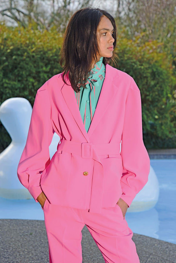 Find Power Move Jacket Pink - Coop by Trelise Cooper at Bungalow Trading Co.