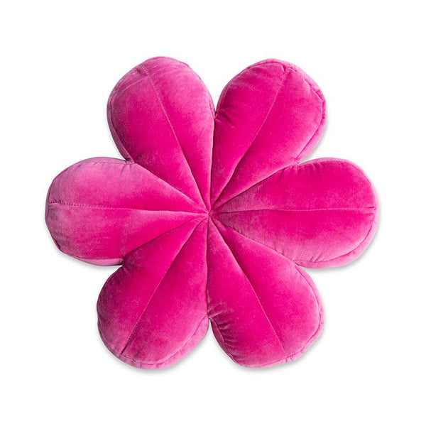 Find Raspberry Velvet Petal Cushion - Kip & Co at Bungalow Trading Co.