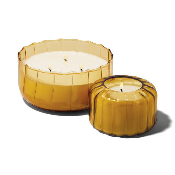 Find Ripple Glass Candle Golden Ember 12oz - Paddywax at Bungalow Trading Co.