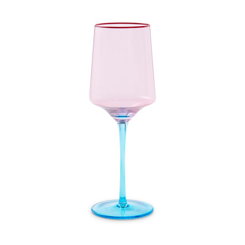Find Rose With A Twist Vino Glass Set of 2 - Kip & Co at Bungalow Trading Co.