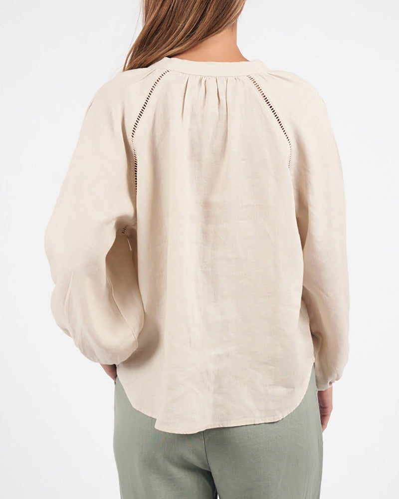 Find Sardinia Blouse Bone - Foxwood at Bungalow Trading Co.