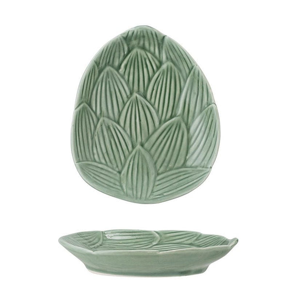 Find Savanna Leaf Dish Green - French Bazaar at Bungalow Trading Co.