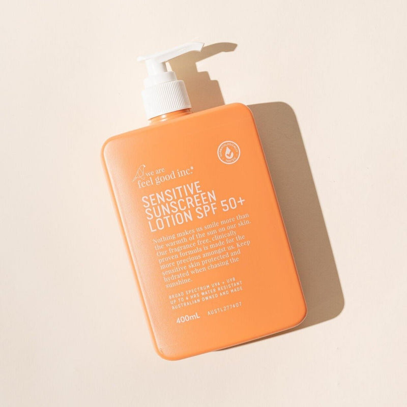 Find Sensitive Sunscreen SPF50+ 400ml - We Are Feel Good Inc. at Bungalow Trading Co.