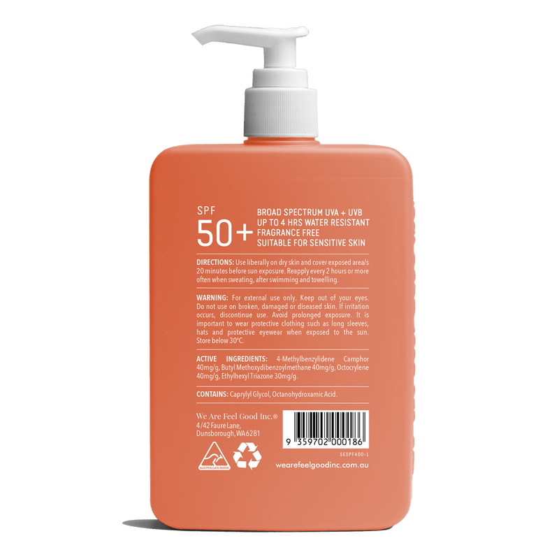 Find Sensitive Sunscreen SPF50+ 400ml - We Are Feel Good Inc. at Bungalow Trading Co.