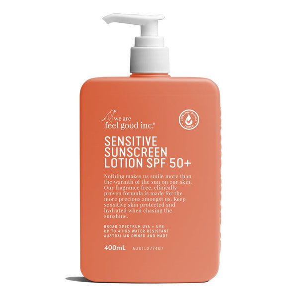 Find Sensitive Sunscreen SPF50+ 400ml - We Are Feel Good Inc. at Bungalow Trading Co.