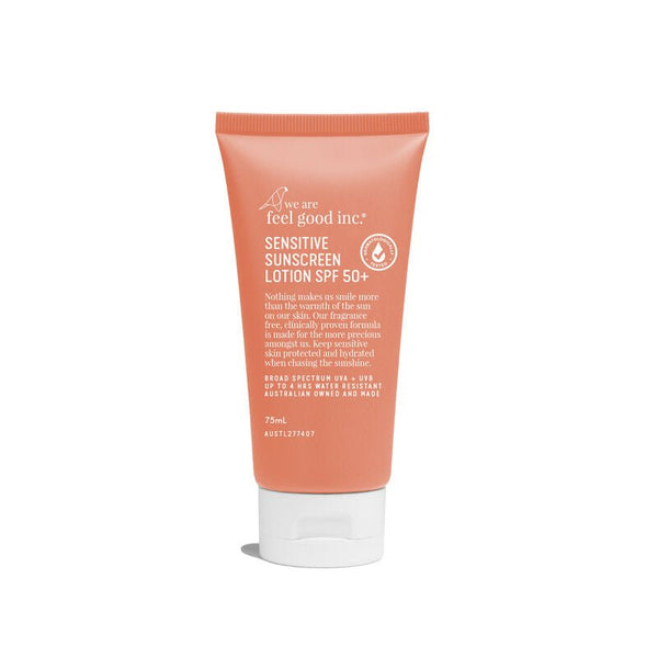 Find Sensitive Sunscreen SPF50+ 75ml - We Are Feel Good Inc. at Bungalow Trading Co.