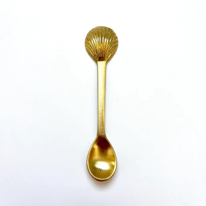 Find Shell Teaspoon Gold - Bonnie & Neil at Bungalow Trading Co.