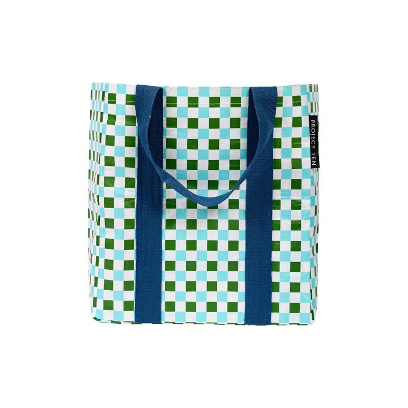 Find Shopper Tote Checkers - Project Ten at Bungalow Trading Co.