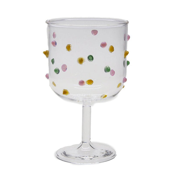 Find Smartie Partie Wine Glass Set of 2 - Kip & Co at Bungalow Trading Co.
