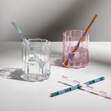 Find Striped Straw Set of 4 Mixed - Fazeek at Bungalow Trading Co.