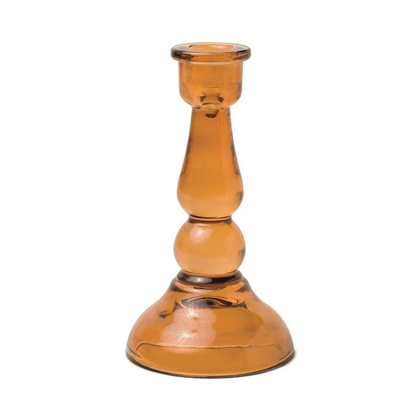 Find Tall Amber Glass Candle Holder - Paddywax at Bungalow Trading Co.