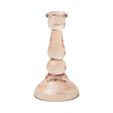 Find Tall Pink Glass Candle Holder - Paddywax at Bungalow Trading Co.