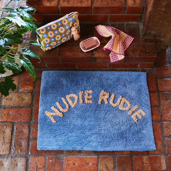 Find Tula Nudie Rudie Bath Mat Cornflower - Sage & Clare at Bungalow Trading Co.
