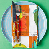 Find Vegie Box Linen Napkins 4P Set - Kip & Co at Bungalow Trading Co.