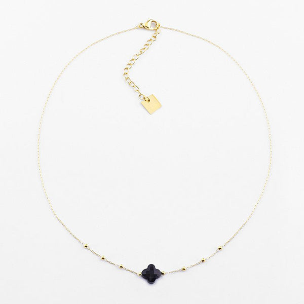 Find Velasquez Necklace Black Onyx - Zag Bijoux at Bungalow Trading Co.