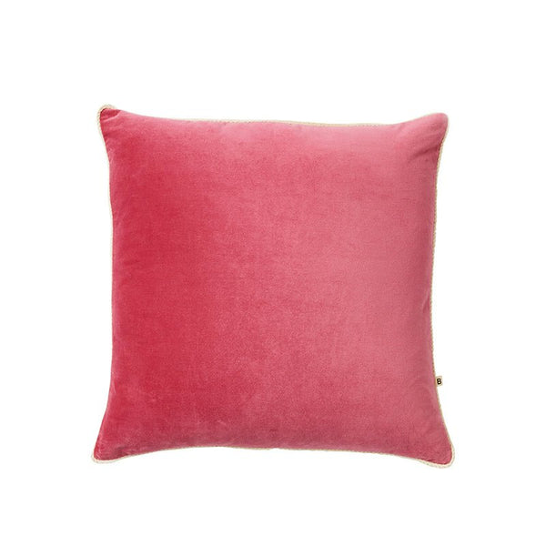 Find Velvet Pink Tan Cushion 50cm - Bonnie & Neil at Bungalow Trading Co.