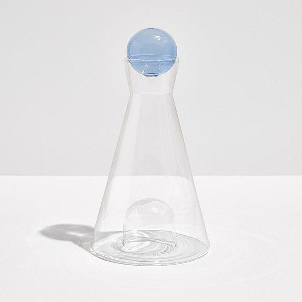 Find Vice Versa Carafe Clear + Blue - Fazeek at Bungalow Trading Co.