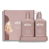 Find Wash + Lotion Duo Raspberry Blossom & Juniper - Al.Ive Body at Bungalow Trading Co.