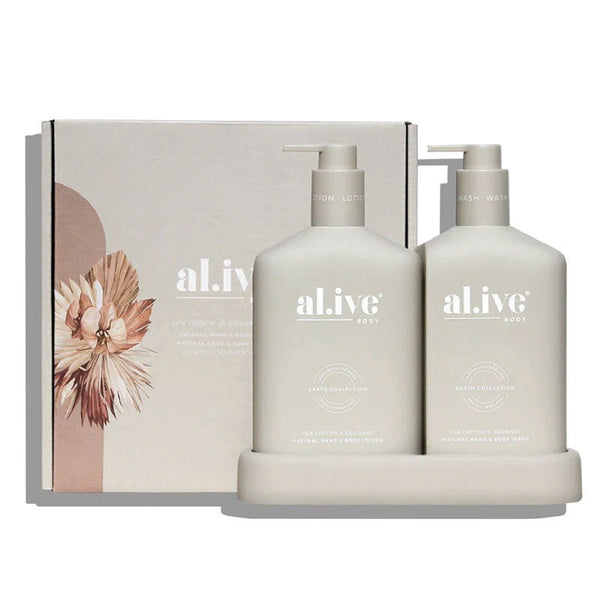Find Wash + Lotion Duo Sea Cotton & Coconut - Al.Ive Body at Bungalow Trading Co.