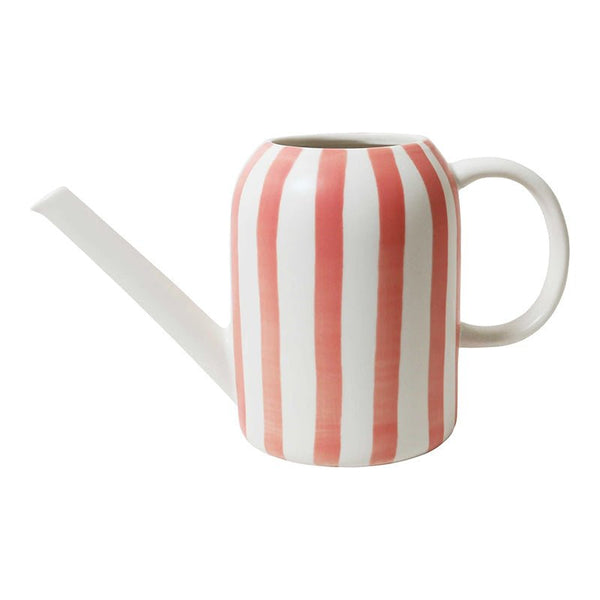 Find Watering Can Coral Stripe Plant Parent - Robert Gordon at Bungalow Trading Co.