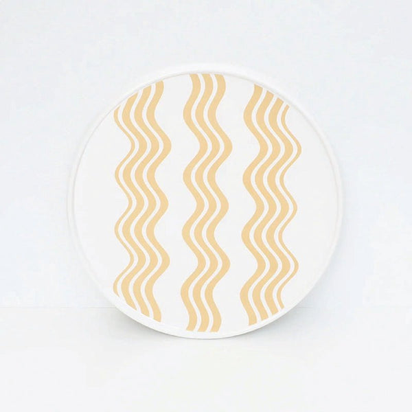 Find Waves Marron Dining Plate - Coterie Studio at Bungalow Trading Co.