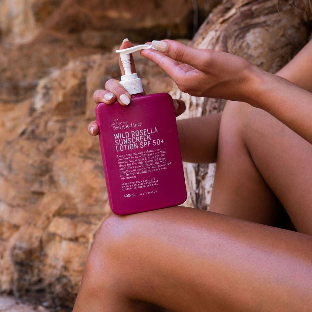 Find Wild Rosella Sunscreen SPF50+ 400ml - We Are Feel Good Inc. at Bungalow Trading Co.