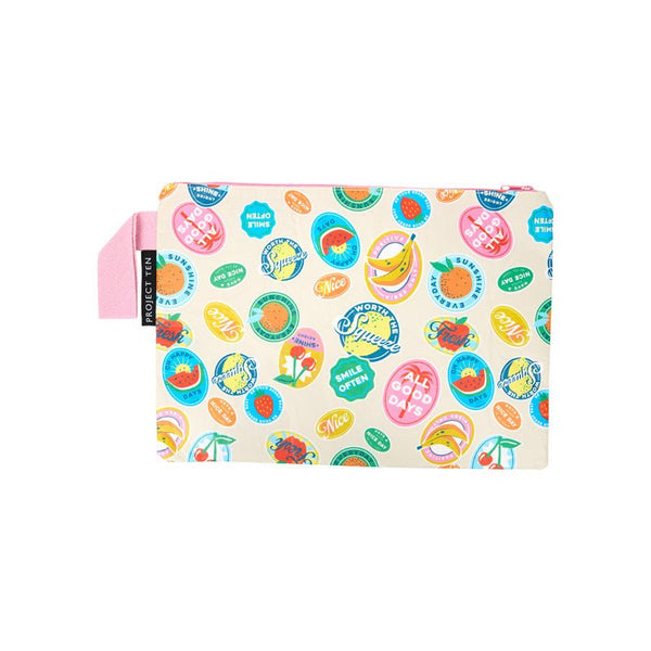 Find Zip Pouch Fruit Stickers - Project Ten at Bungalow Trading Co.